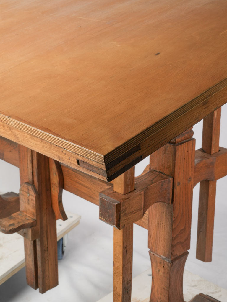 Evocative vintage French drawing board