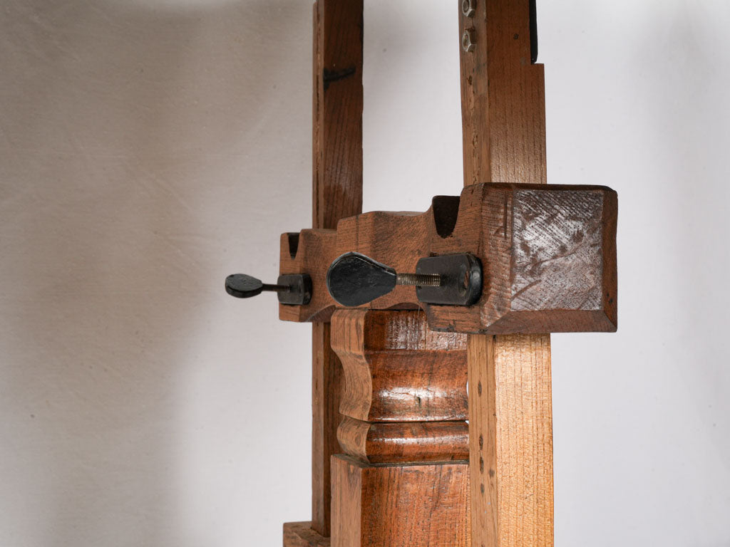 Timeless rustic wooden architect’s desk