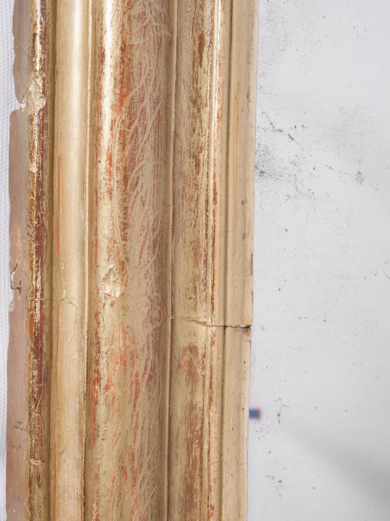 Charming sizeable antique mercury glass wall mirror