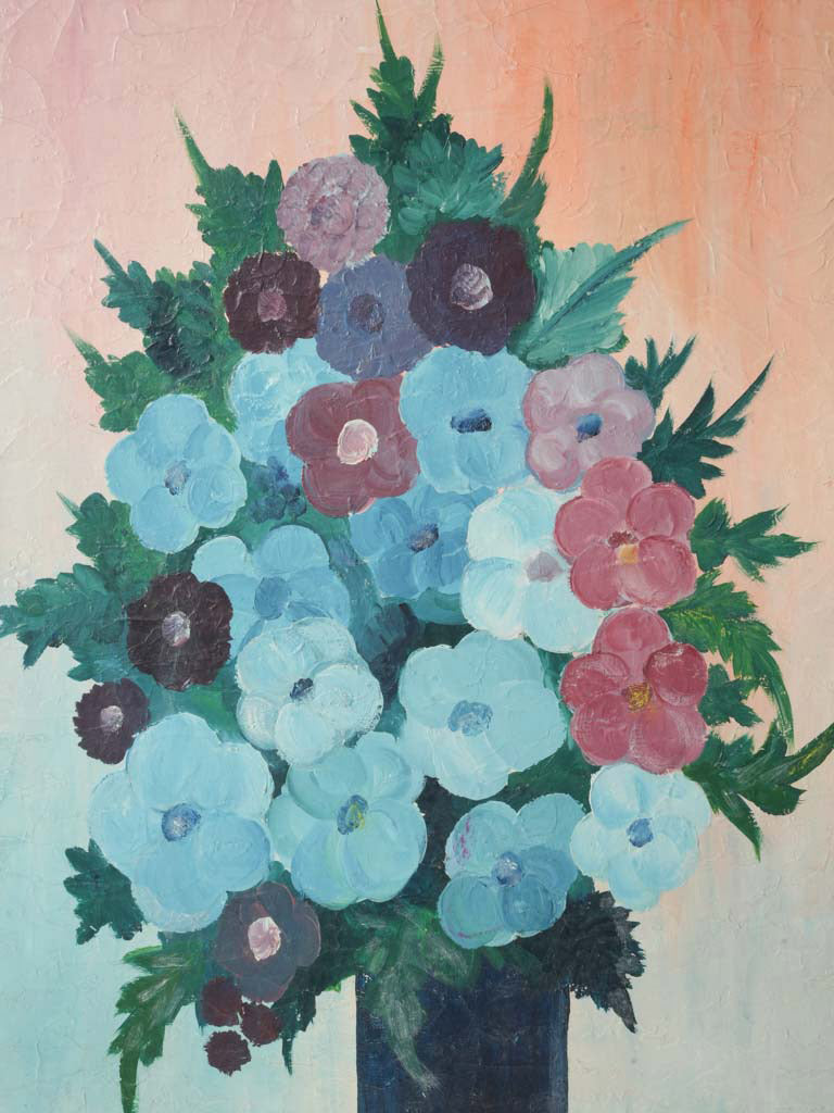 Colorful naive bouquet décor