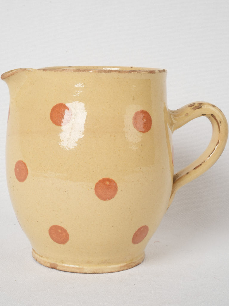 Old French Alps pottery jug
