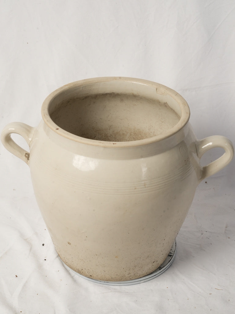 Soft glaze stoneware planter