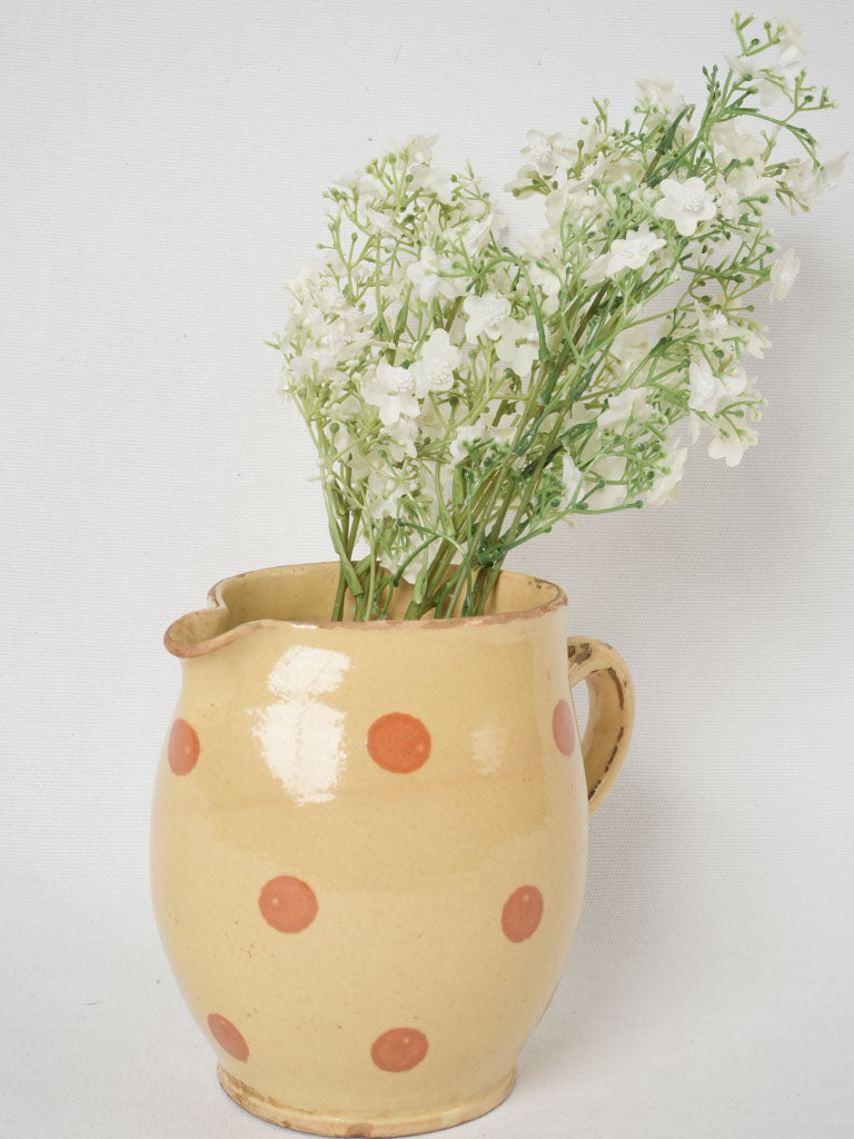Vintage large slipware jug Savoy