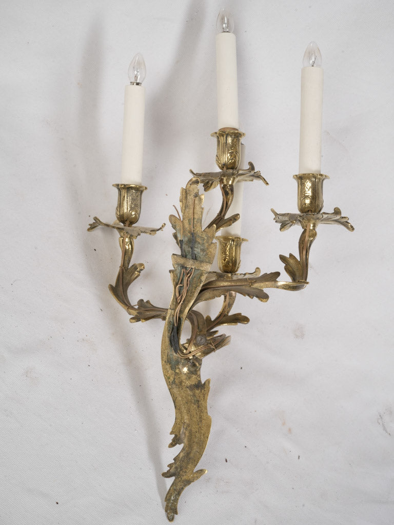 Rococo-style French light fixtures