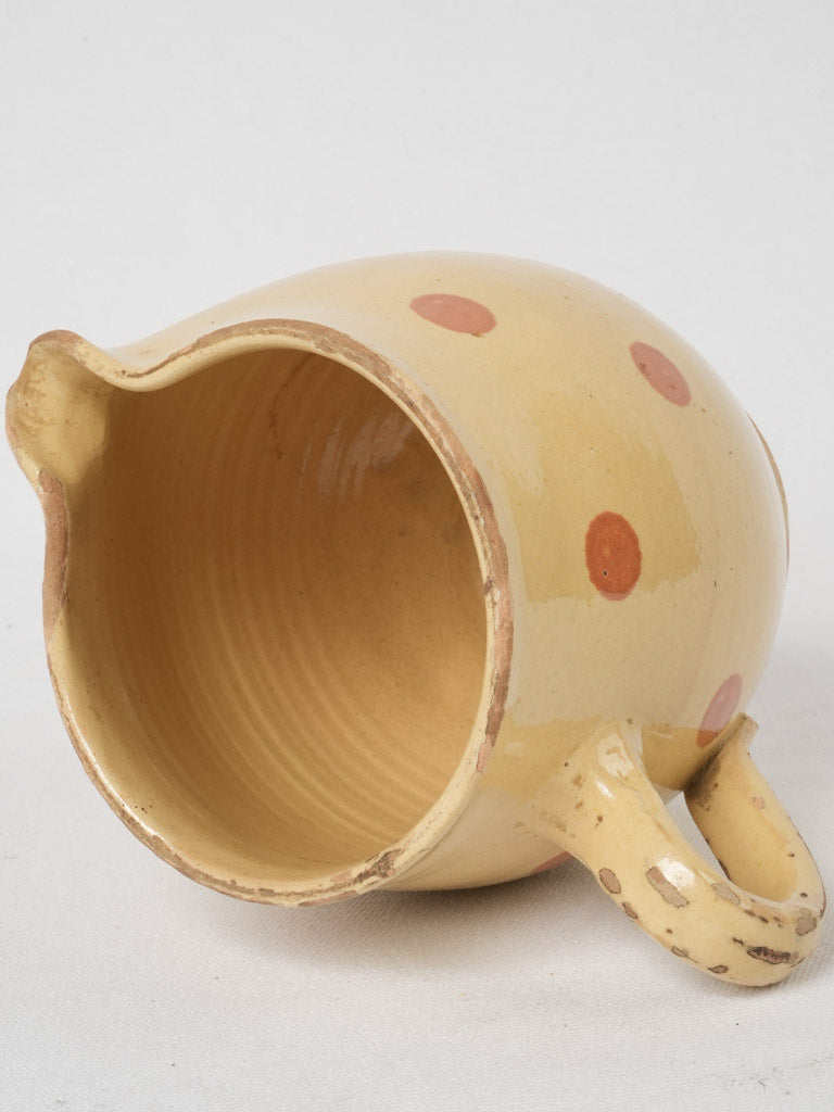 Earthenware Savoy spotted milk jug