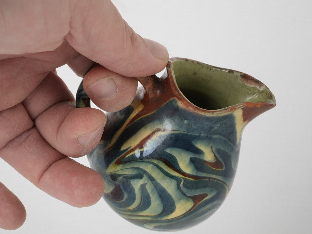 Vintage Savoie alpine miniature jug
