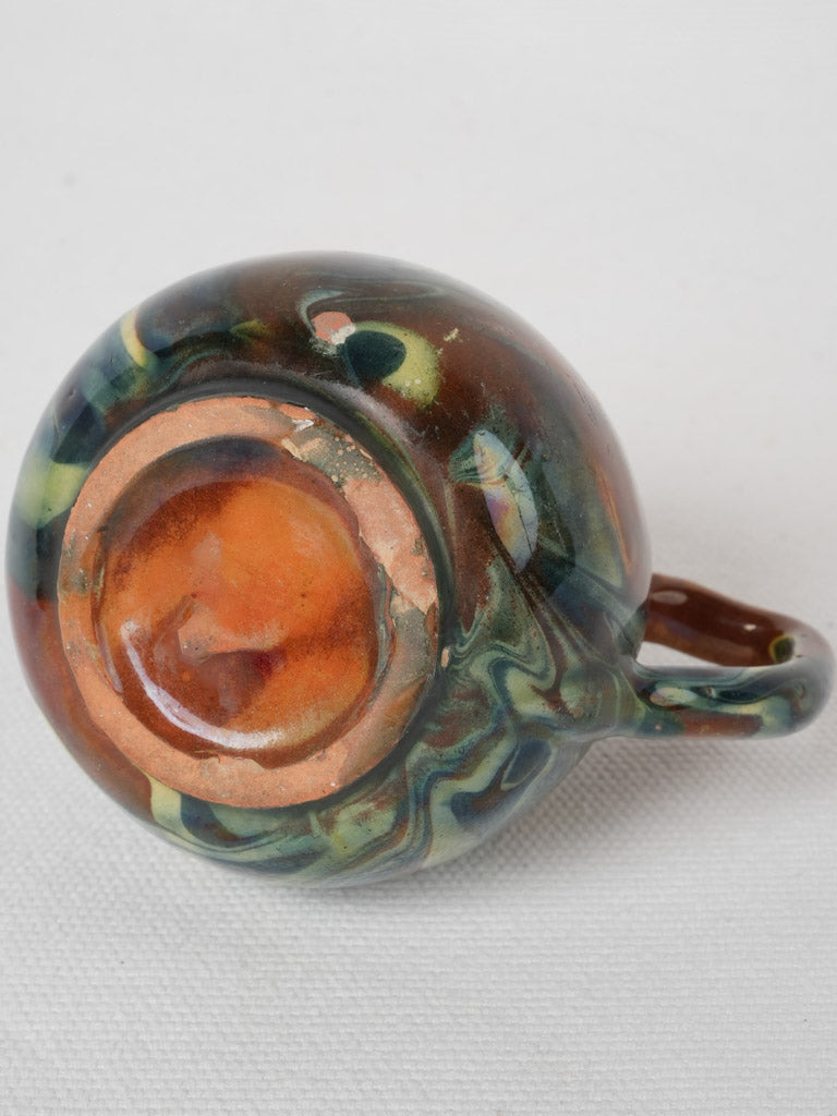 Timeless vintage French pottery pitcher
