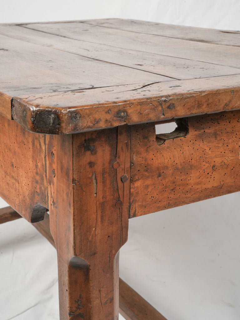 Refined walnut farm table
