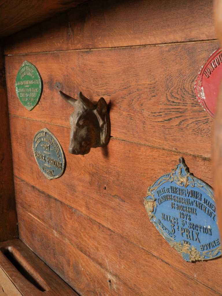 Stately antique kitchen centerpiece