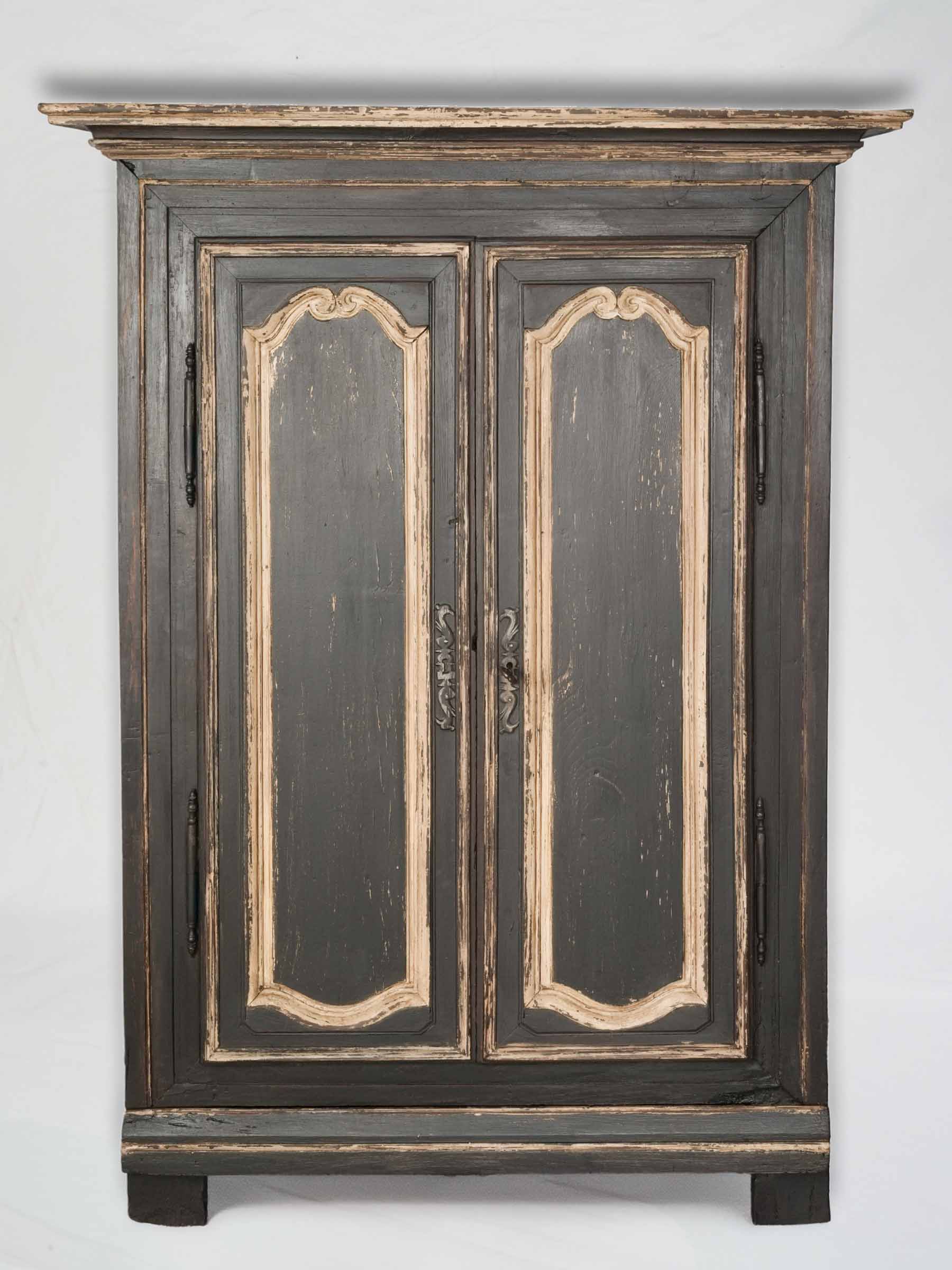 Elegant French sacristy cabinet