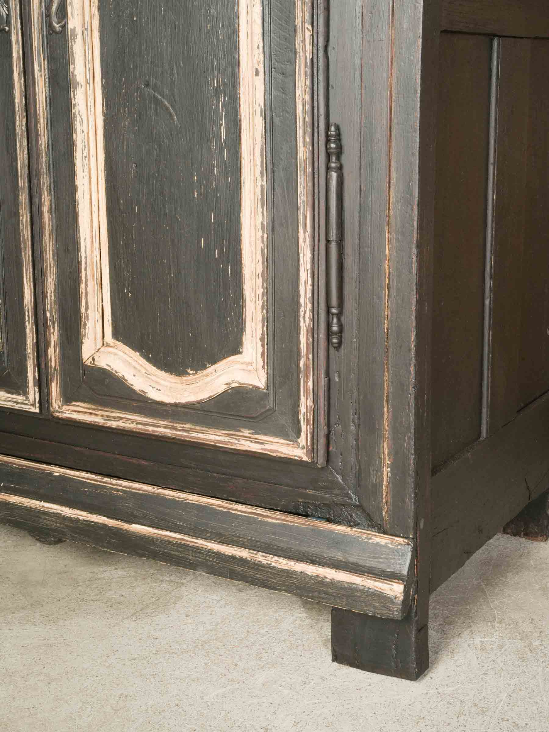 Patina-rich French timber cabinet