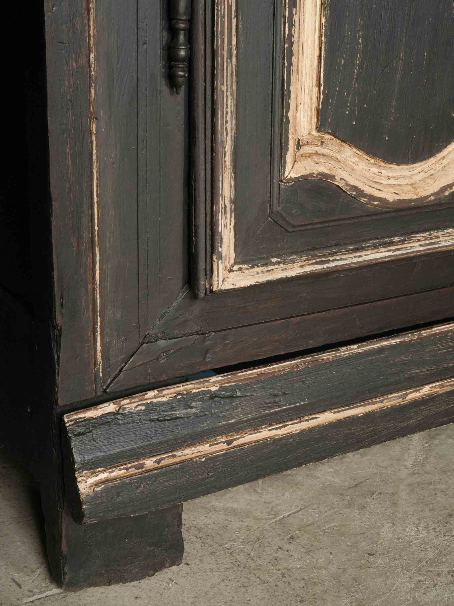 Rustic painted church storage