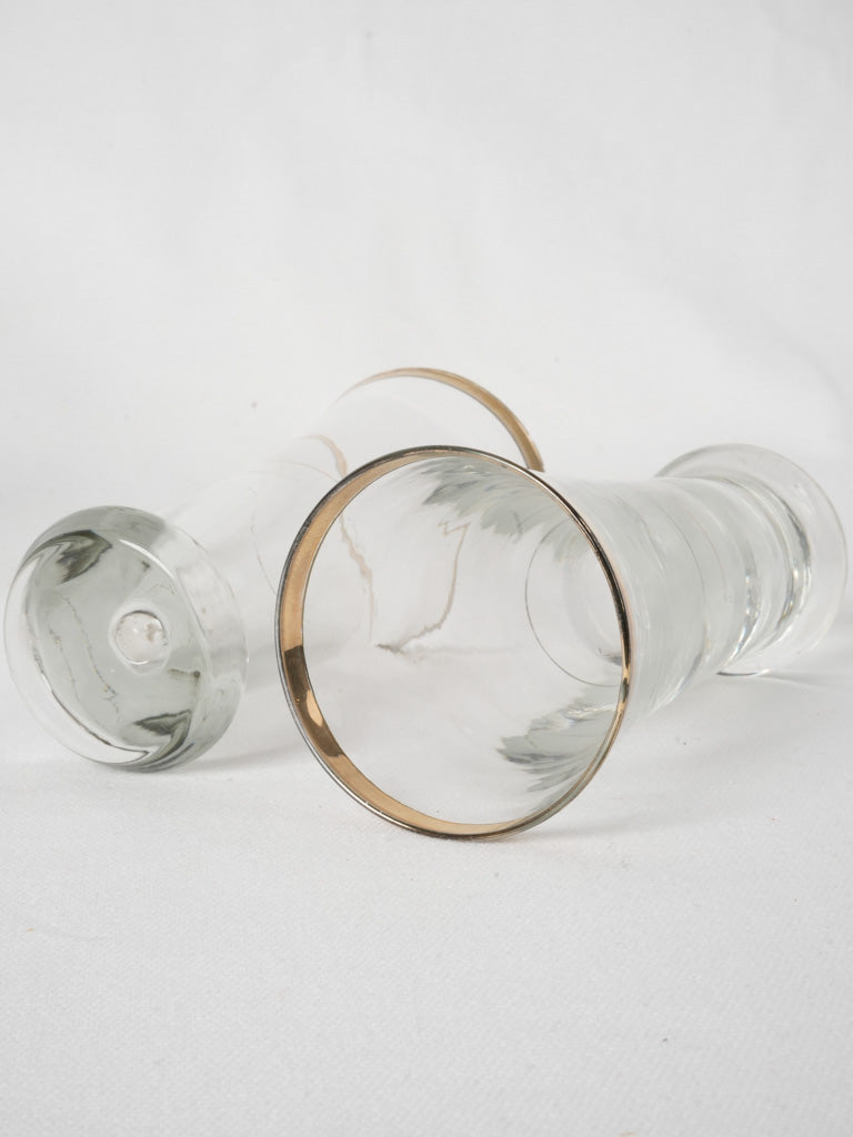Lavish antique cocktail glass collection