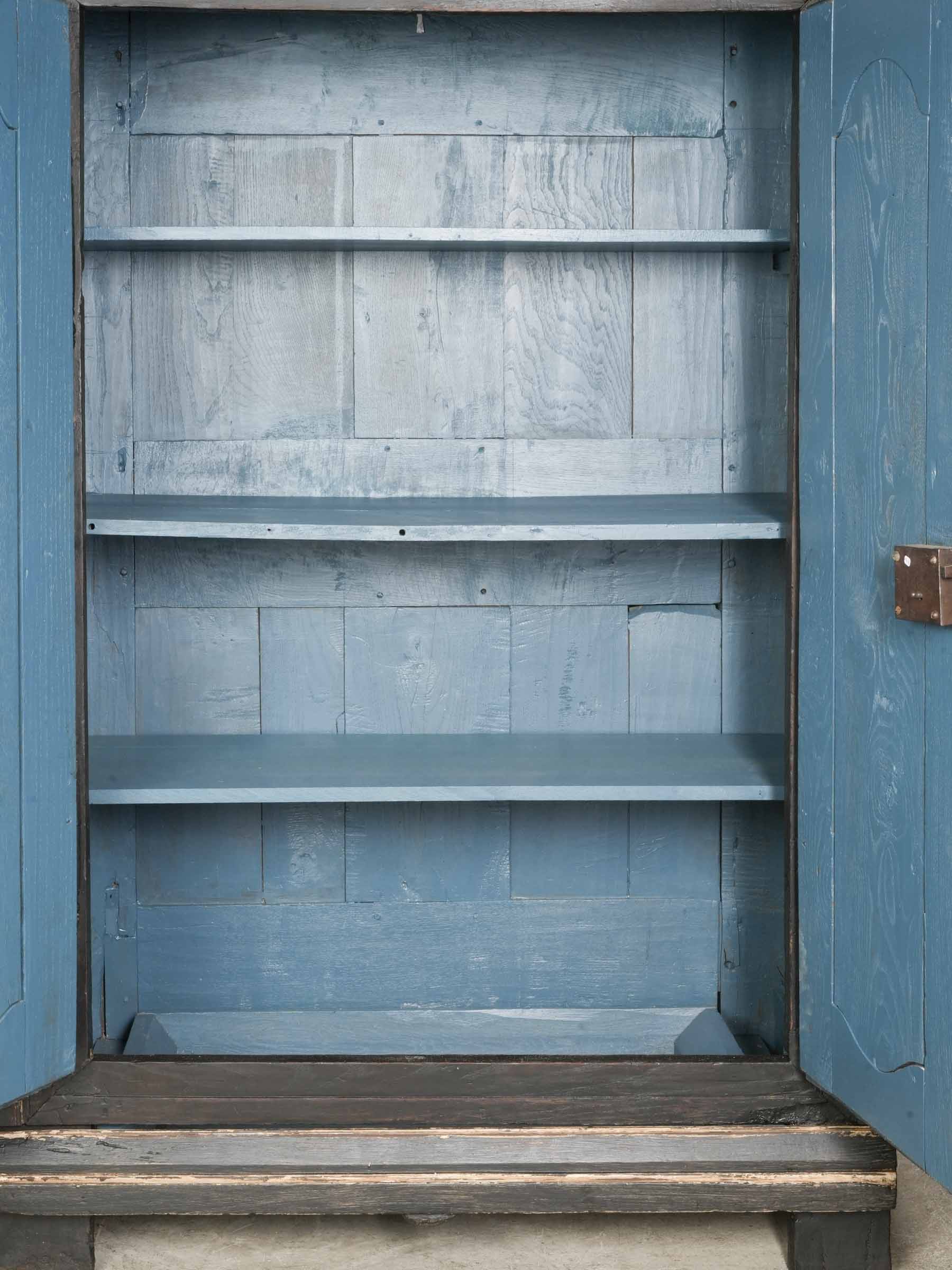 Textured antique storage cupboard