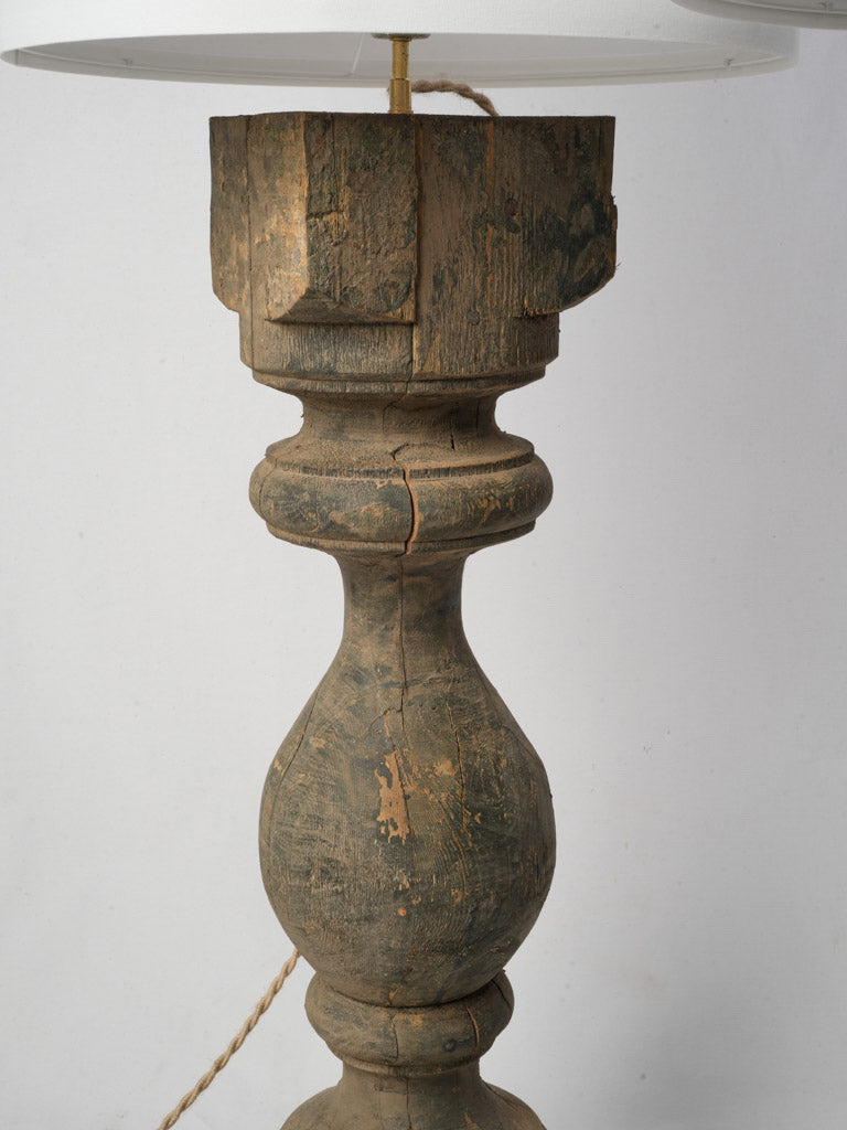 Distressed Wood Table Lamps