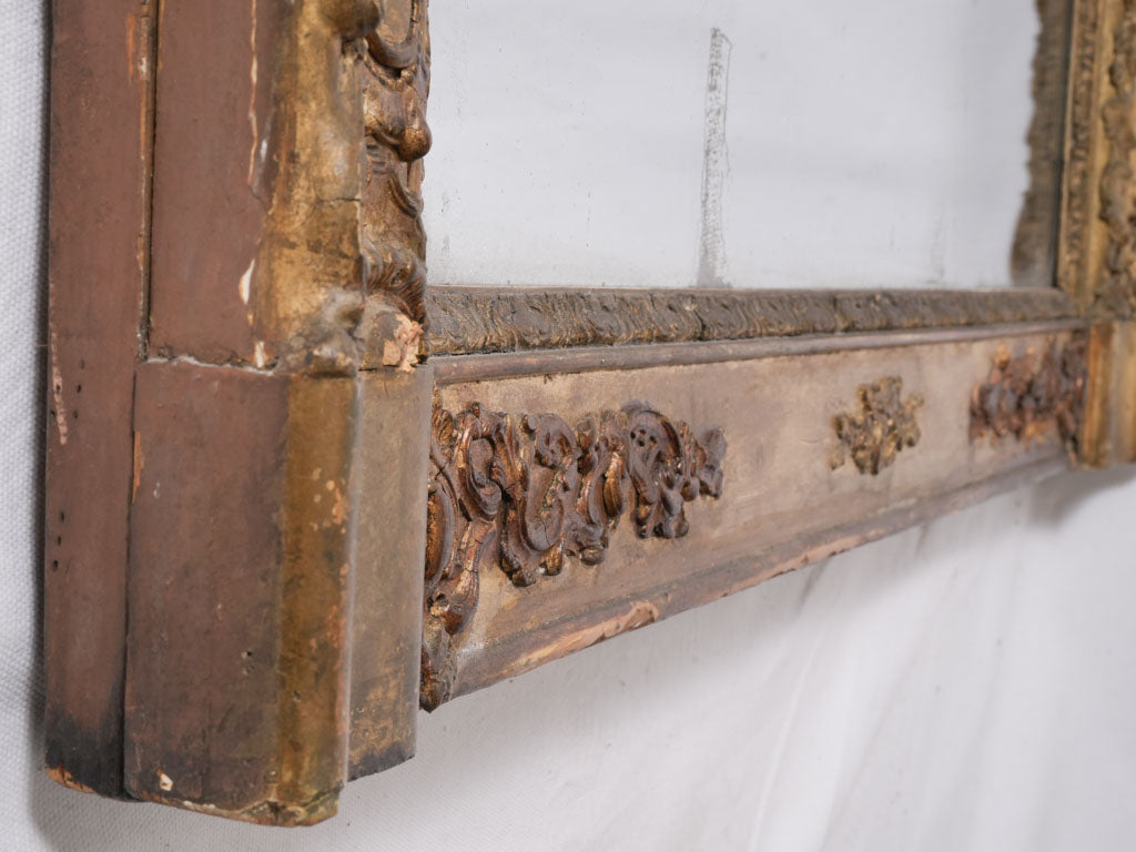 Magnificent, French antique Napoleon III mirror