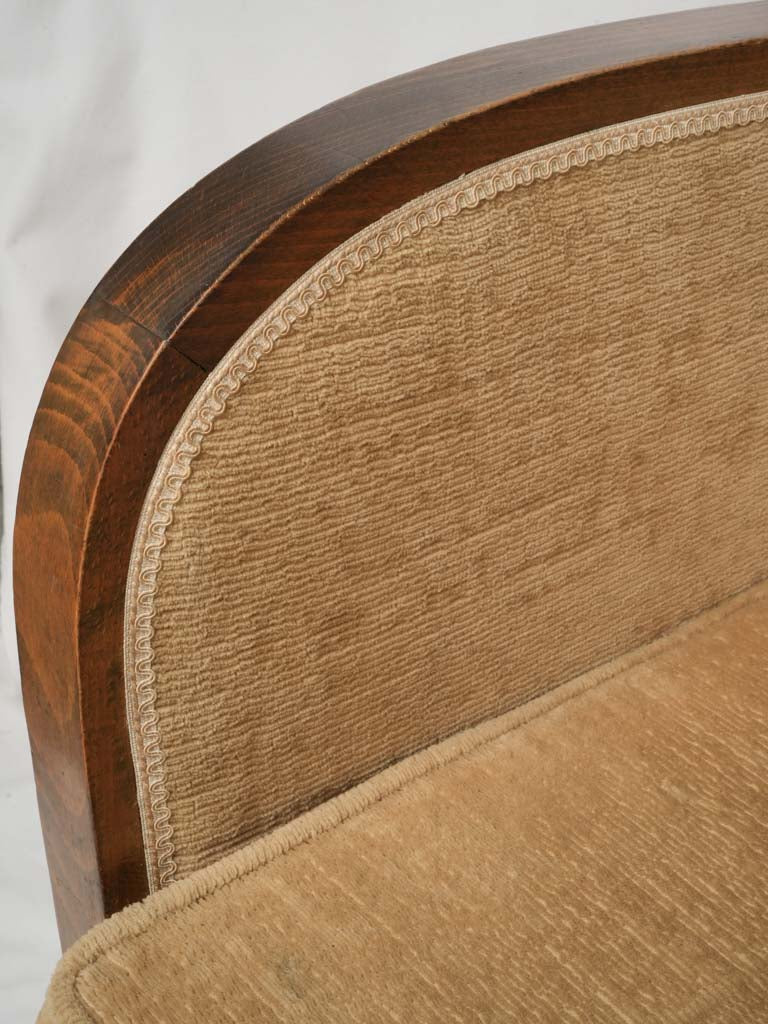 Classic 1940s walnut armchairs