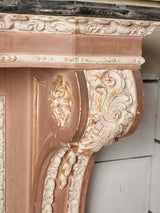 Classic 19th-century timber fireplace frame