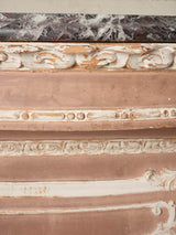 Refined century-old stucco mantelpiece