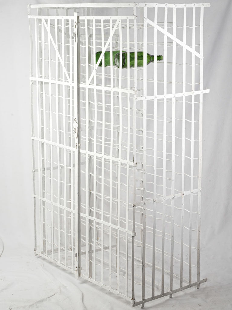 Vintage French Iron Wine Rack