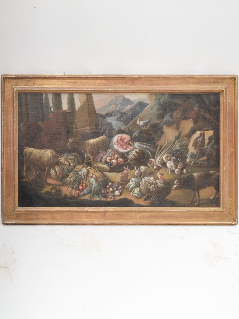 Rare 17th-century oil painting