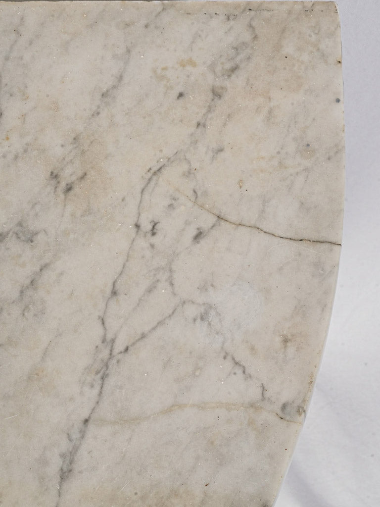 French neoclassical style marble table