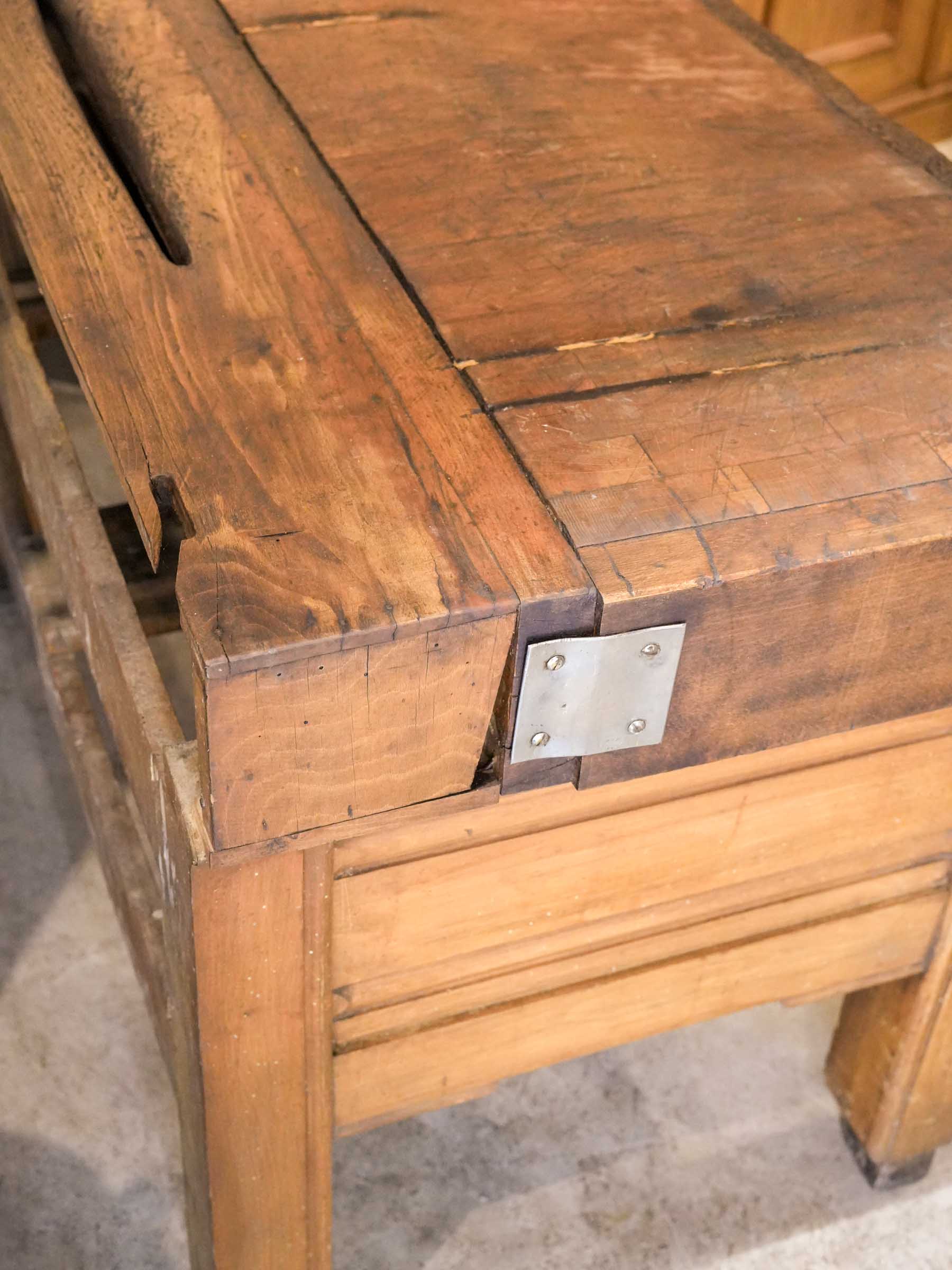 French Butcher's Block Worktable, c. 1940s - 32¼" x 48"