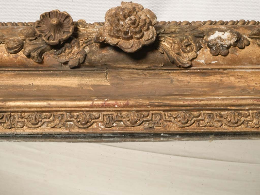 Sculptural presence historical mirror