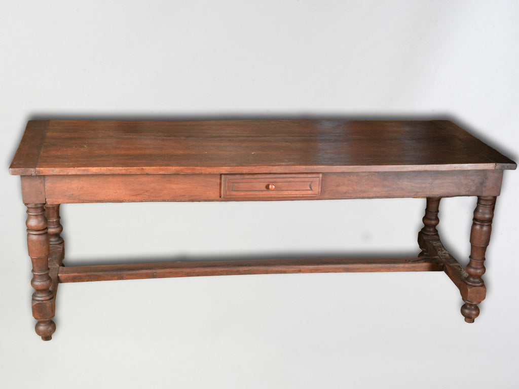 Timeless Antique French Walnut Convent Refectory Table - 78¾" x 28"