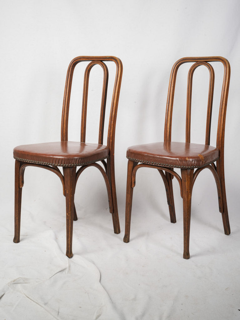 Classic Art Deco dining chairs