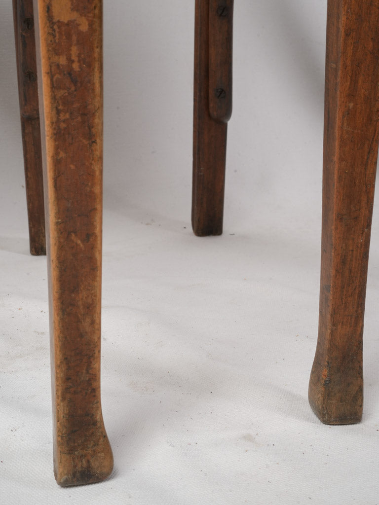 Balanced silhouette wooden dining chairs