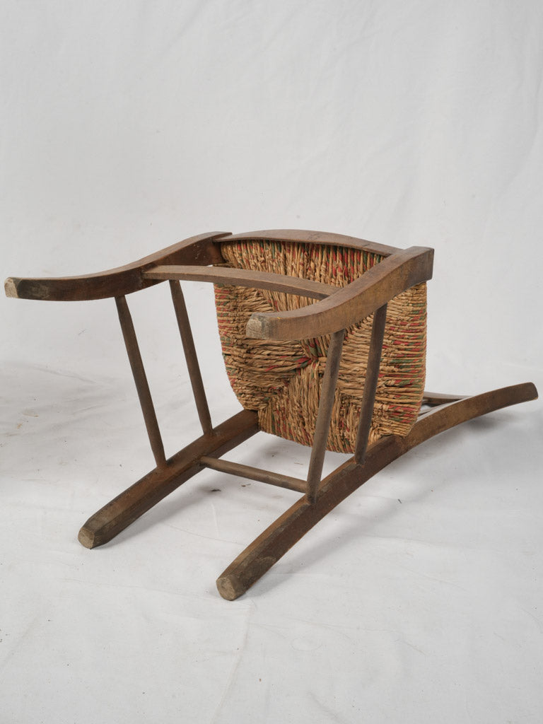 Artistic subtle color streak chairs