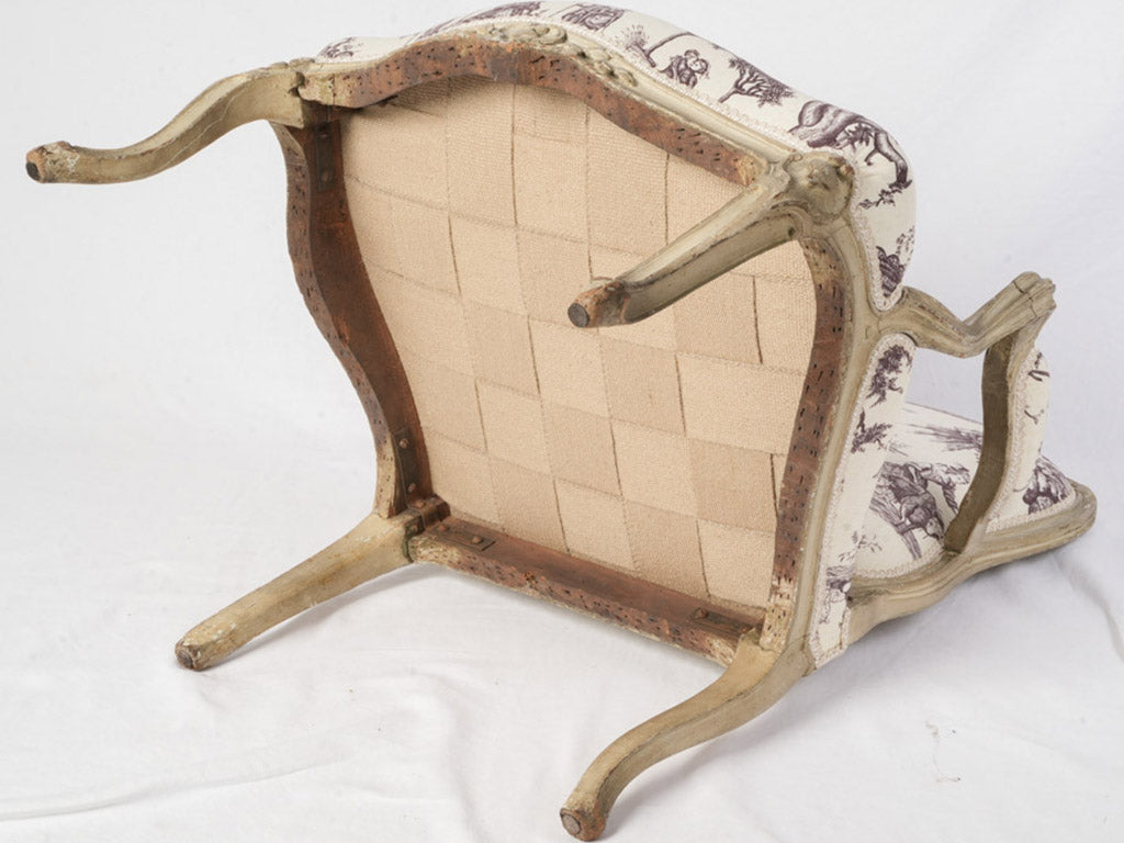 Exquisite French château style armchair