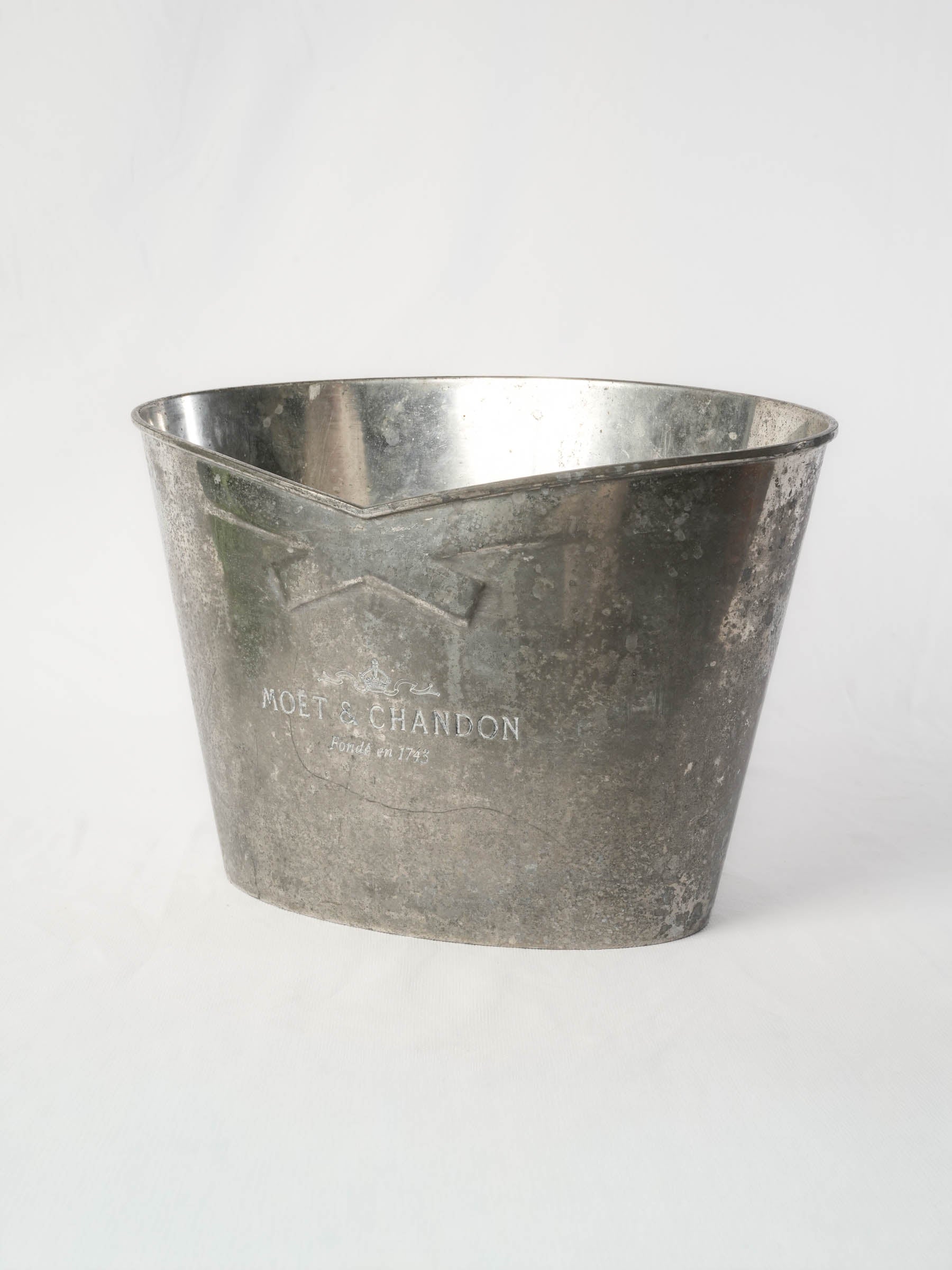 French mid century Moët & Chandon double bottle champagne bucket