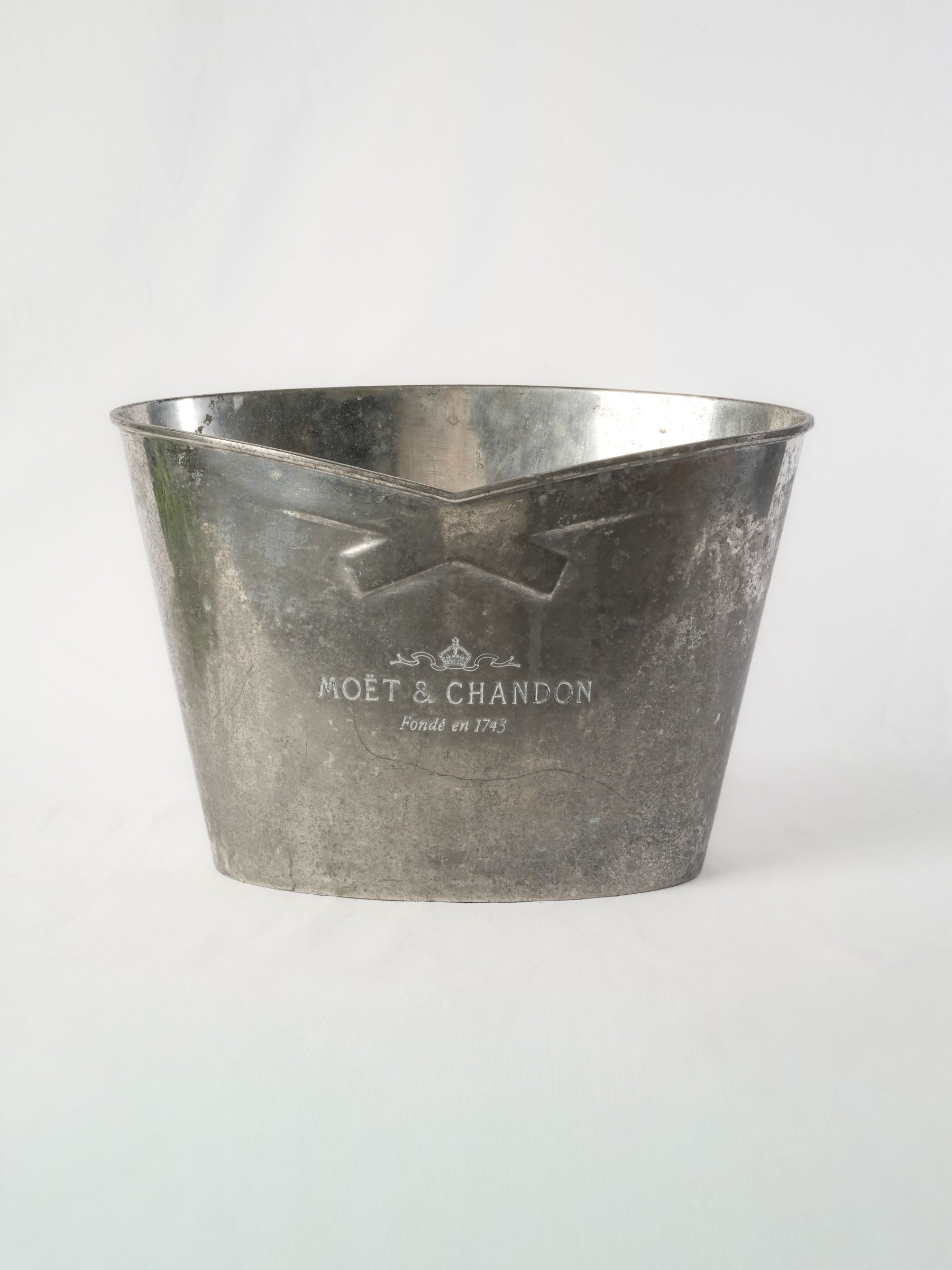 French mid century Moët & Chandon double bottle champagne bucket