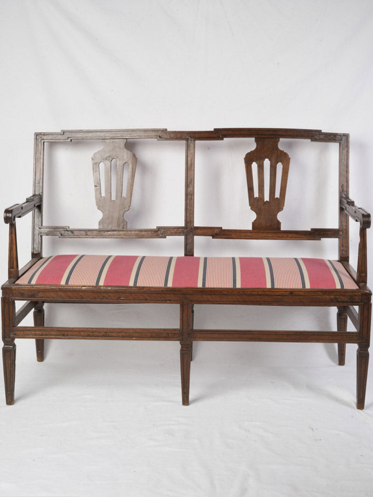 Antique Southern French walnut bench