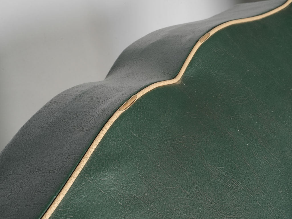 Mid-century vintage leather club chairs