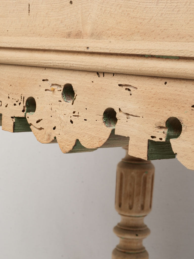 Timeless rustic wood console table