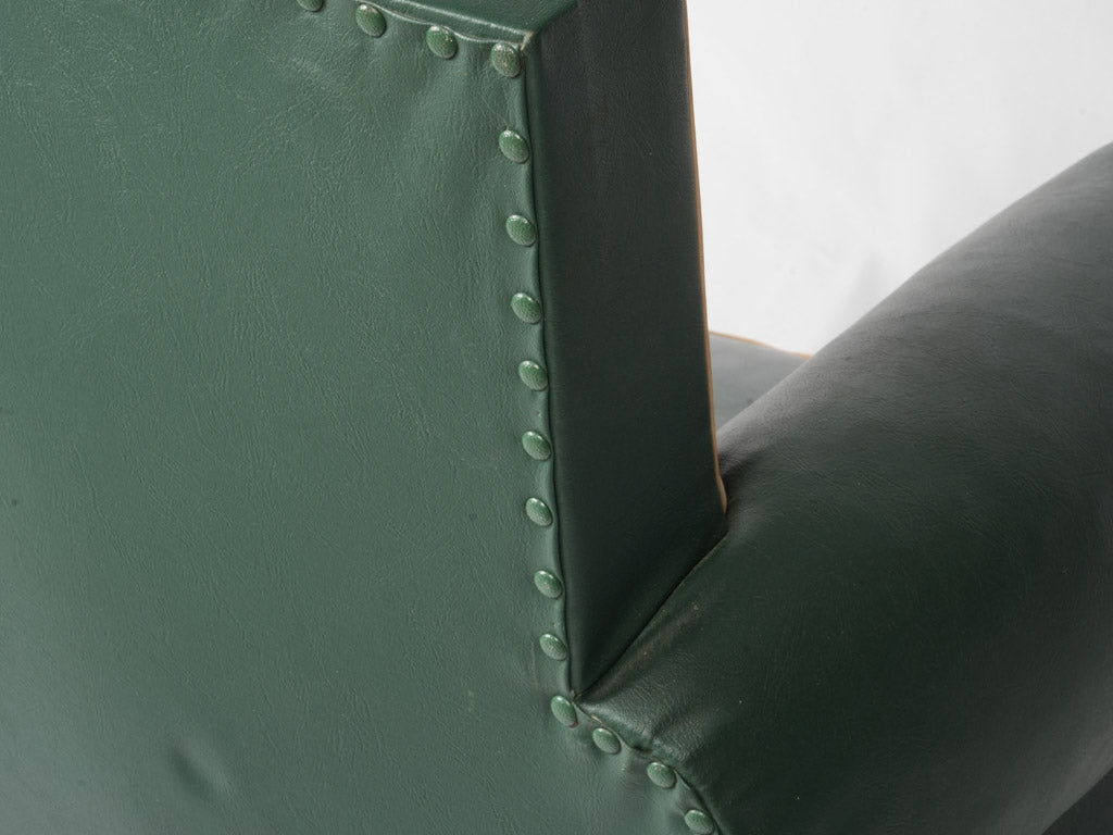 Classic 1950s green club chairs