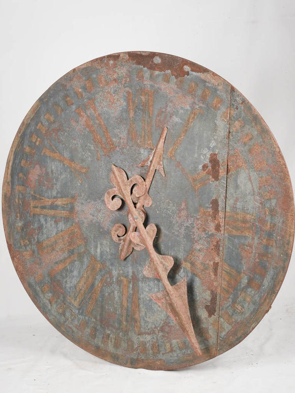 Vintage large decorative metal clock