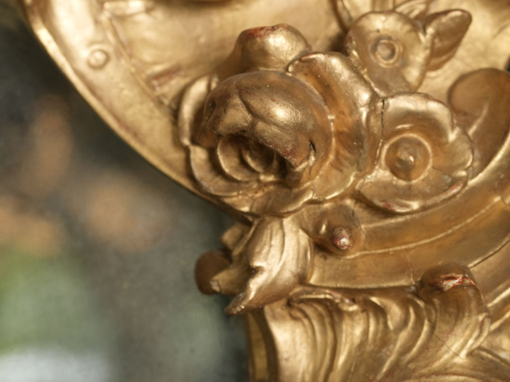 Gold-leaf finished decorative piece