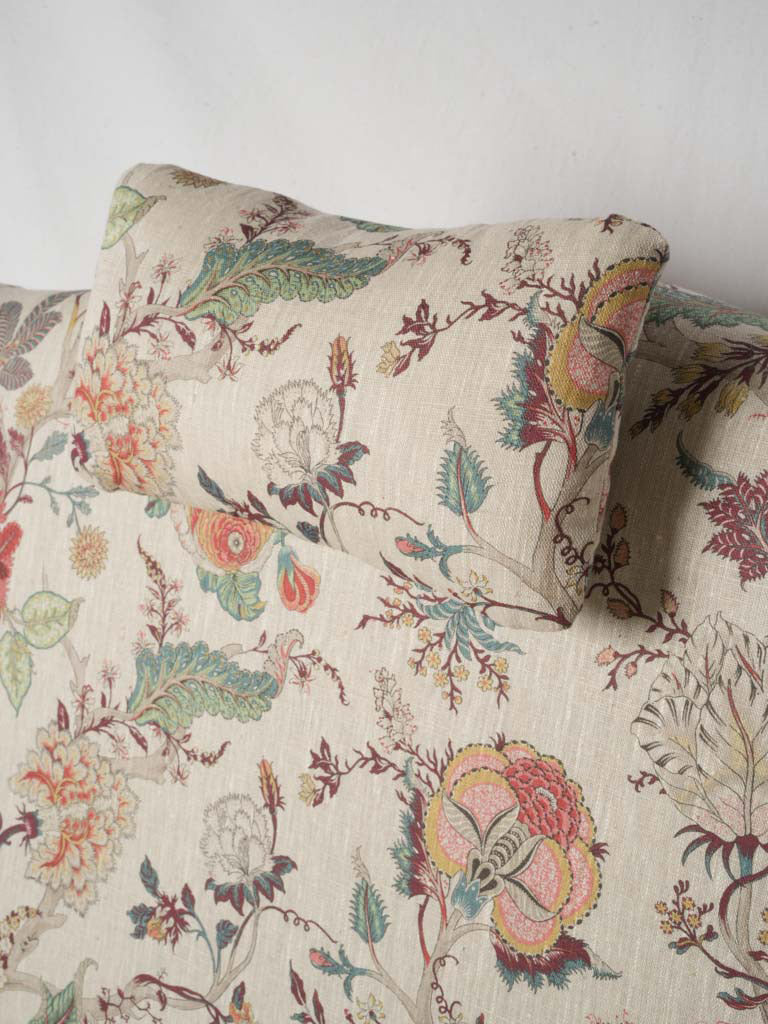 Exceptional 18th Century Walnut Marquise Armchair - Fully Reupholstered in a Beautiful Provençal Fabric - 40¼"