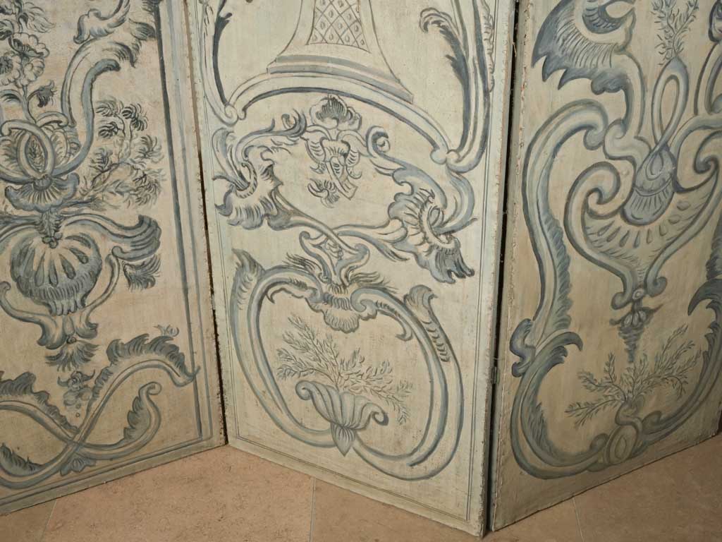 Artisanal crafted folding screen