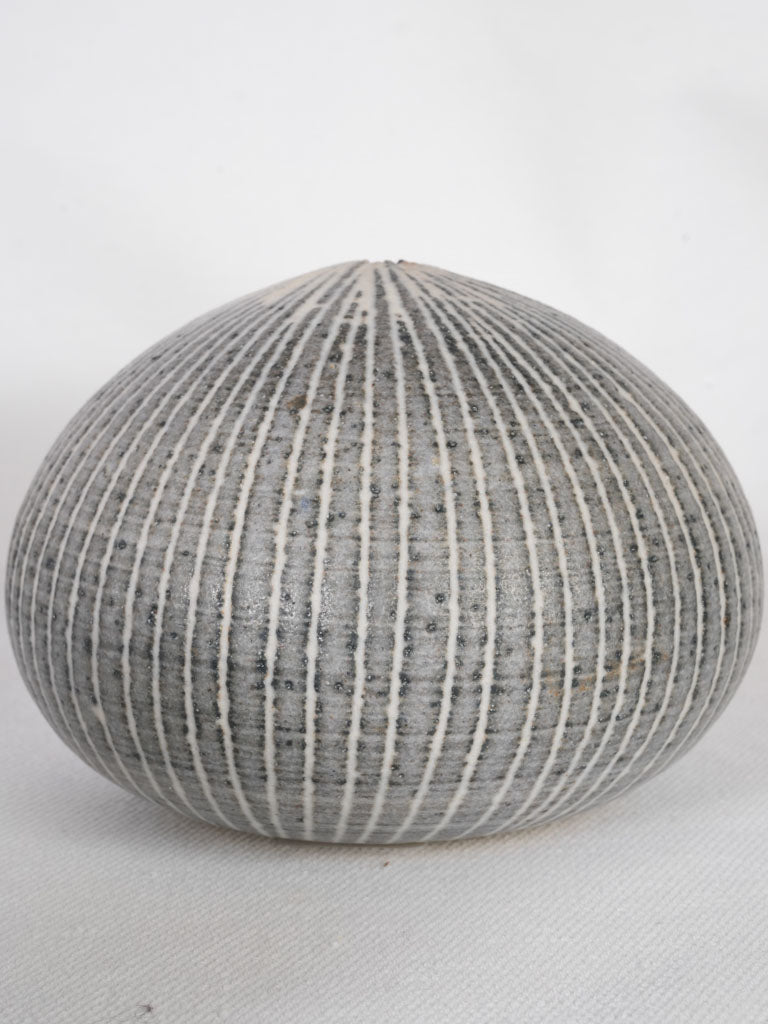 1960s artisan handcrafted vase set