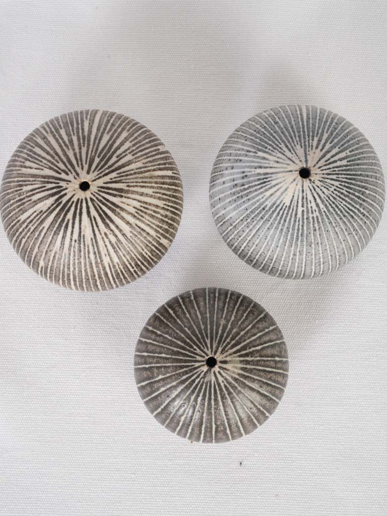 Lovely striped ceramic decorative vases