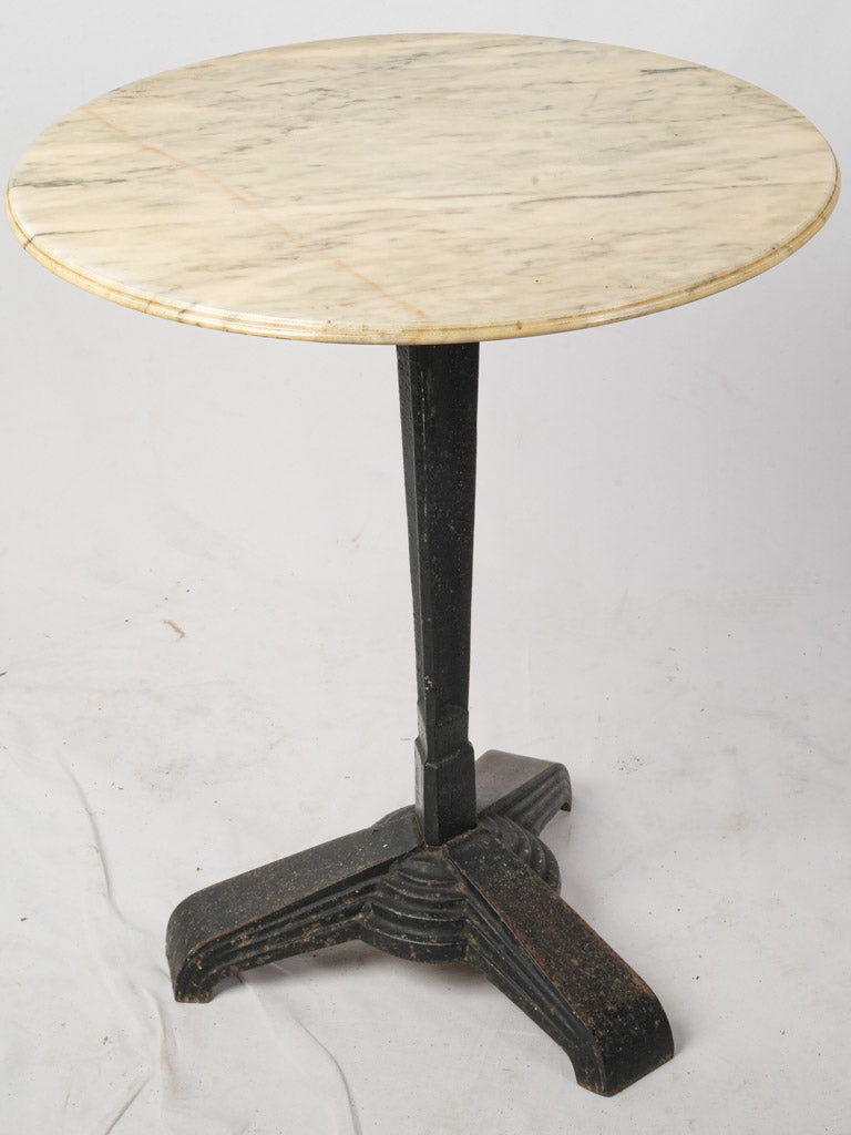 Timeless industrial-styled bistro table  