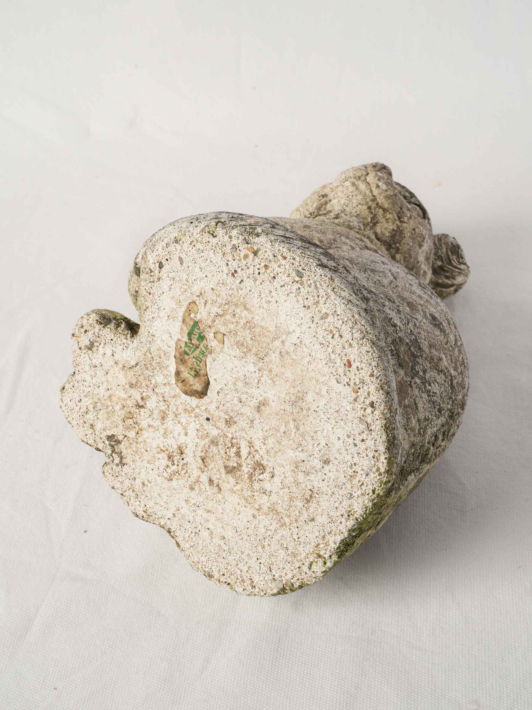 Timeless charming sitting cat sculpture