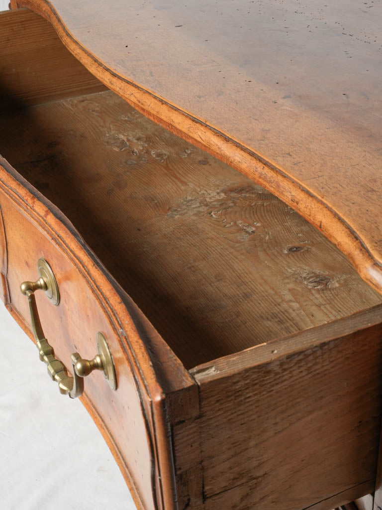 Stylish walnut patina commode