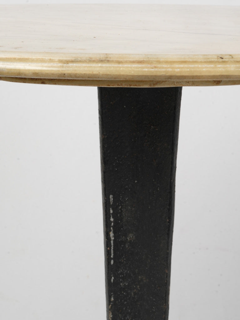 Elegant classic French bistro table  
