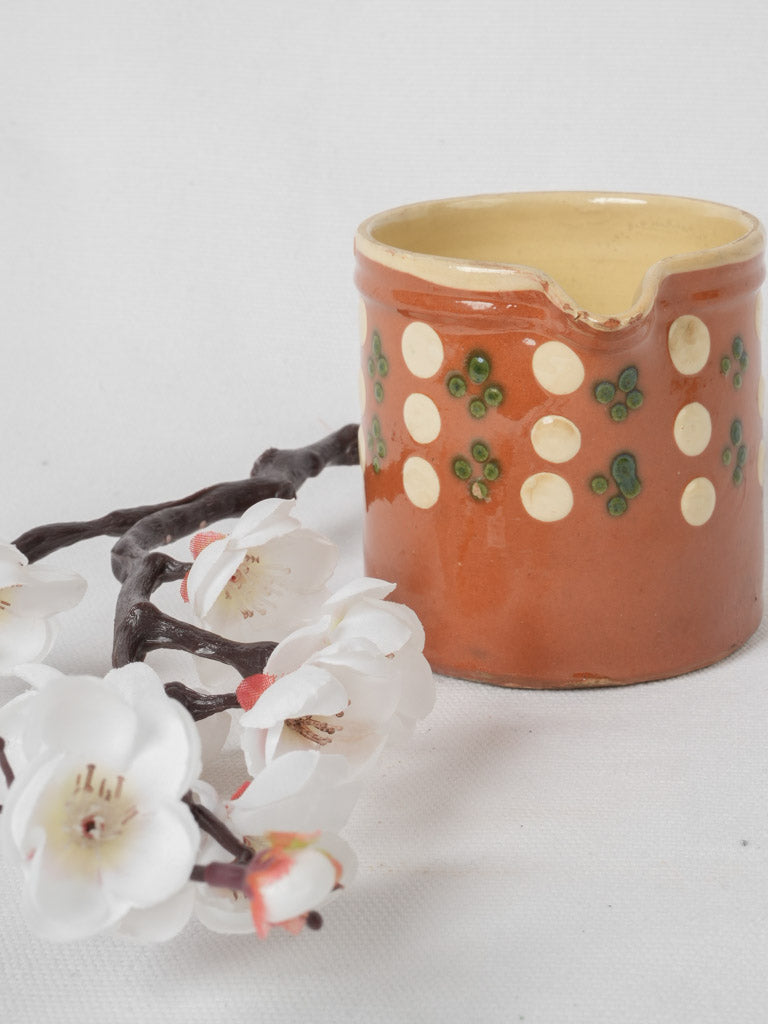 Traditional Savoie spotted creamer